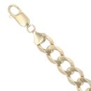 9ct Yellow Gold Curb Bracelet 9"