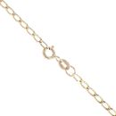 9ct Yellow Gold Curb Chain 20"