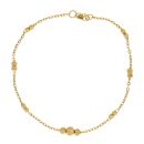 22ct Yellow Gold Bead Fancy Bracelet 7"
