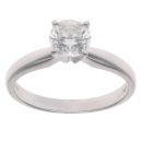 14ct White Gold 1.02ct Brilliant Cut Diamond Solitaire Ring