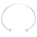 Silver Children`s Torque Bangle