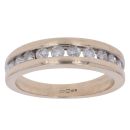 9ct Yellow Gold 0.50ct Brilliant Cut Diamond Half Eternity Ring