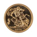 2006 Elizabeth II Fourth Portrait UK Full Sovereign Coin