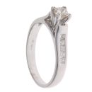 18ct White Gold 0.70ct Princess Cut Diamond Solitaire Ring