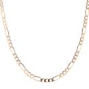9ct Yellow Gold Figaro Chain 18"