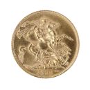 1915 George V Large Head UK Full Sovereign Coin