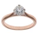 18ct Rose Gold 0.50ct Brilliant Cut Diamond Solitaire Ring