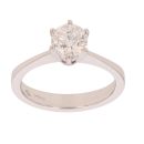 18ct White Gold 1.00ct Diamond Solitaire Ring