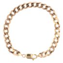 9ct Yellow Gold Curb Bracelet 8"