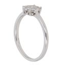 9ct White Gold 0.25ct Brilliant Cut Diamond Cluster Ring
