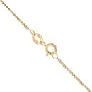9ct Yellow Gold Curb Chain 16"