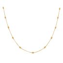 22ct Yellow Gold Dot Bead Chain 16"