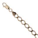 9ct Yellow Gold Curb Bracelet 7.5"