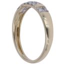 9ct Yellow Gold 0.25ct Brilliant Cut Diamond Fancy Ring