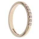9ct Yellow Gold 0.15ct Brilliant Cut Diamond Wedding Band