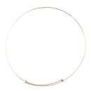 9ct Yellow Gold Patterned Expanding Bangle