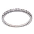 18ct White Gold 0.27ct Brilliant Cut Diamond Half Eternity Ring
