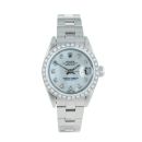 Rolex Custom Oyster Perpetual Date Pre Owned Watch Ref 69160