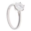 9ct White Gold 1.50ct Lab Grown Diamond Solitaire Ring