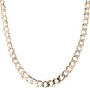 9ct Yellow Gold Curb Chain 22"