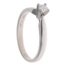 Platinum 0.15ct Brilliant Cut Diamond Solitaire Ring