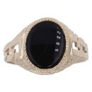 9ct Yellow Gold Onyx Signet Ring