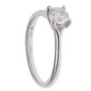 Platinum 0.50ct Diamond Solitaire Ring