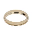 9ct Yellow Gold Patterned Wedding Band 3.8mm