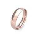 18ct Rose Gold Traditional Court Wedding Band 5mm