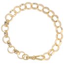 9ct Yellow Gold Belcher Bracelet 8"