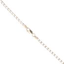 9ct Yellow Gold Square Curb Chain 18"