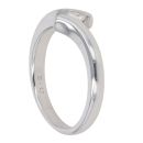 18ct White Gold 0.20ct Princess Cut Diamond Solitaire Ring