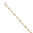 9ct Yellow Gold Cubic Zirconia Bracelet 7"