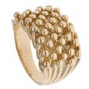 9ct Yellow Gold Six Row Keeper Ring