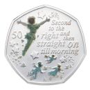 2019 Peter Pan UK 50p Boxed Coin