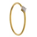 22ct Yellow Gold Cubic Zirconia Cluster Ring