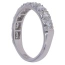 18ct Yellow Gold 0.90ct Brilliant Cut Diamond Half Eternity Ring