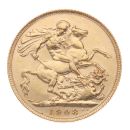 1908 Edward VII Large Head UK Full Sovereign Coin