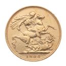 1904 Edward VII Large Head UK Full Sovereign Coin