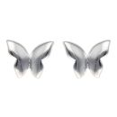 Silver Butterfly Stud Earrings