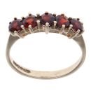 9ct Yellow Gold Garnet Five Stone Ring