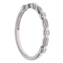 Silver Diamond Vintage Style Ring By Icesia