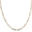 9ct Yellow Gold Figaro Chain 22"