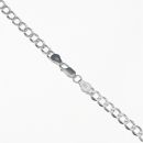 Silver Pave Curb Chain 20" By Icesia