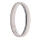 9ct White Gold Wedding Band 2.8mm