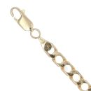 9ct Yellow Gold Curb Bracelet 9"