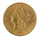 1899 Double Eagle Liberty 20 Dollars USA Coin