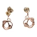 9ct Yellow And Rose Gold Tree Of Life Clogau Drop Earrings