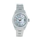 Rolex Custom Datejust Pre Owned Watch Ref 69160
