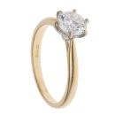 18ct Yellow Gold 1.00ct Brilliant Cut Diamond Solitaire Ring
